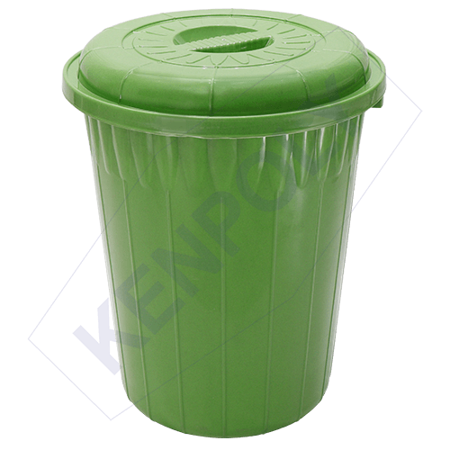 Kenpoly 120L Green Drum Bin Kenya heavy duty green waste bin for commercial and home use