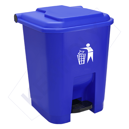 Kenpoly 30L blue pedal bin Kenya hygienic foot-operated kitchen waste bin durable plastic kitchen bin by Lorenzo Finest