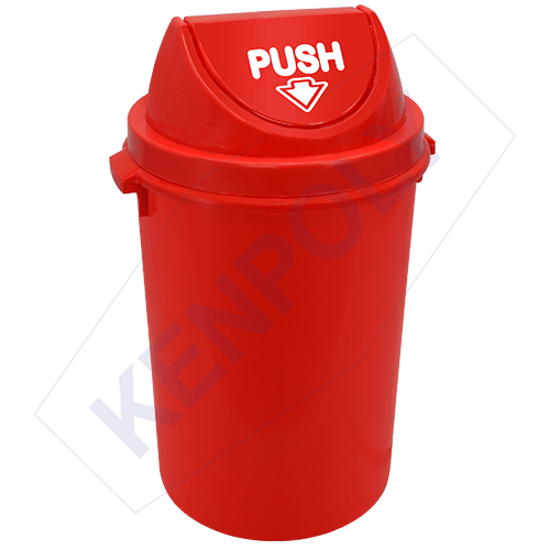 Kenpoly 68L Red Swing Lid Dustbin Kenya – Heavy Duty Hygienic Home & Office Waste Bin