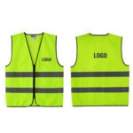 Branded reflector jacket with high visibility reflective strips for safety wear in construction, security, and road work in Kenya