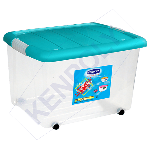 Kenpoly 60L Storage Box Kenya – Heavy Duty Plastic Container with Lid from Lorenzo Finest